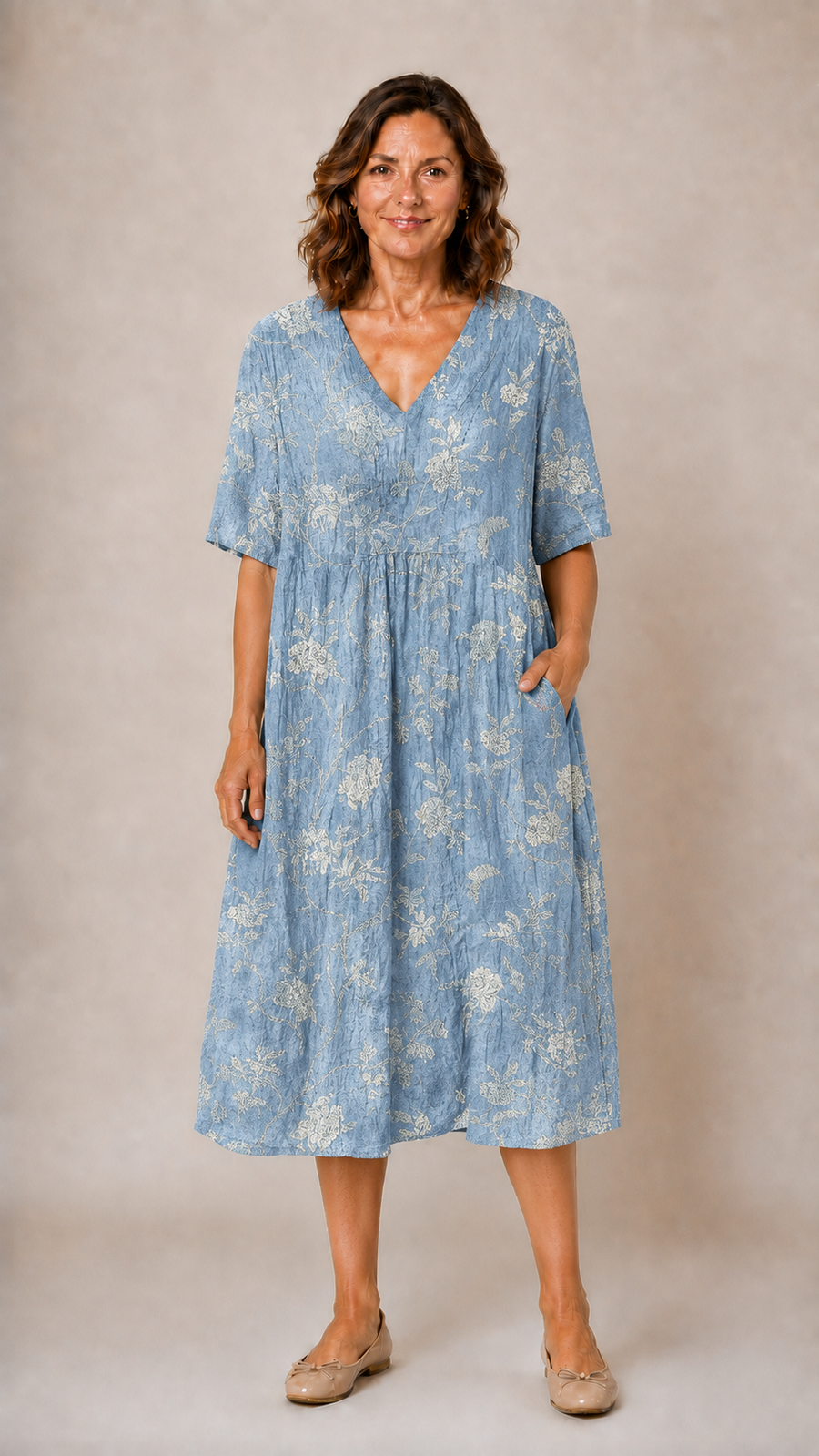 Jacqueline - Cotton Dress Inspired by Artists